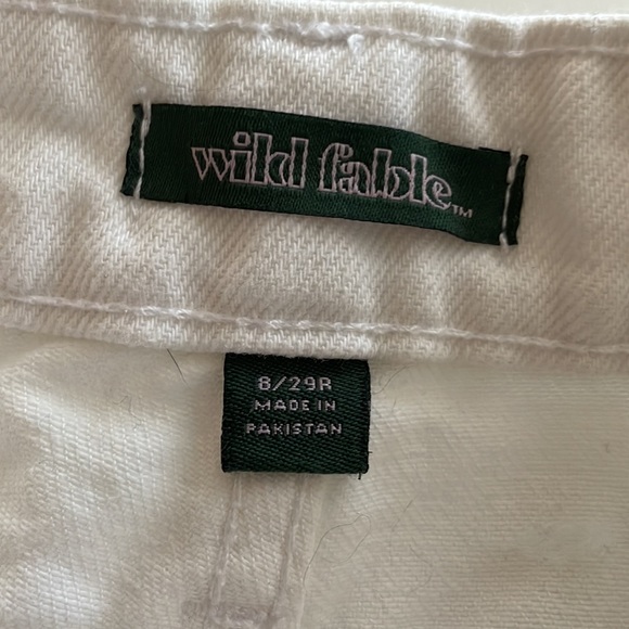 White High Waisted Denim Shorts for Summer - Picture 2 of 3